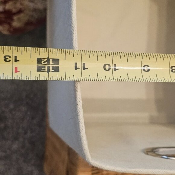 Household Essentials Square Basket Storage Cube Bench Cubby 12" x 11" x 11.5" - Picture 5 of 8